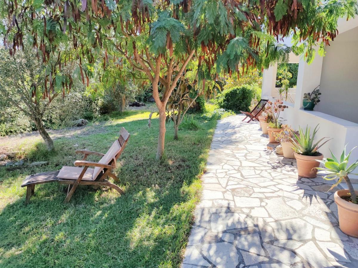 Kalamies - Secluded Beach Apartments Skala  エクステリア 写真