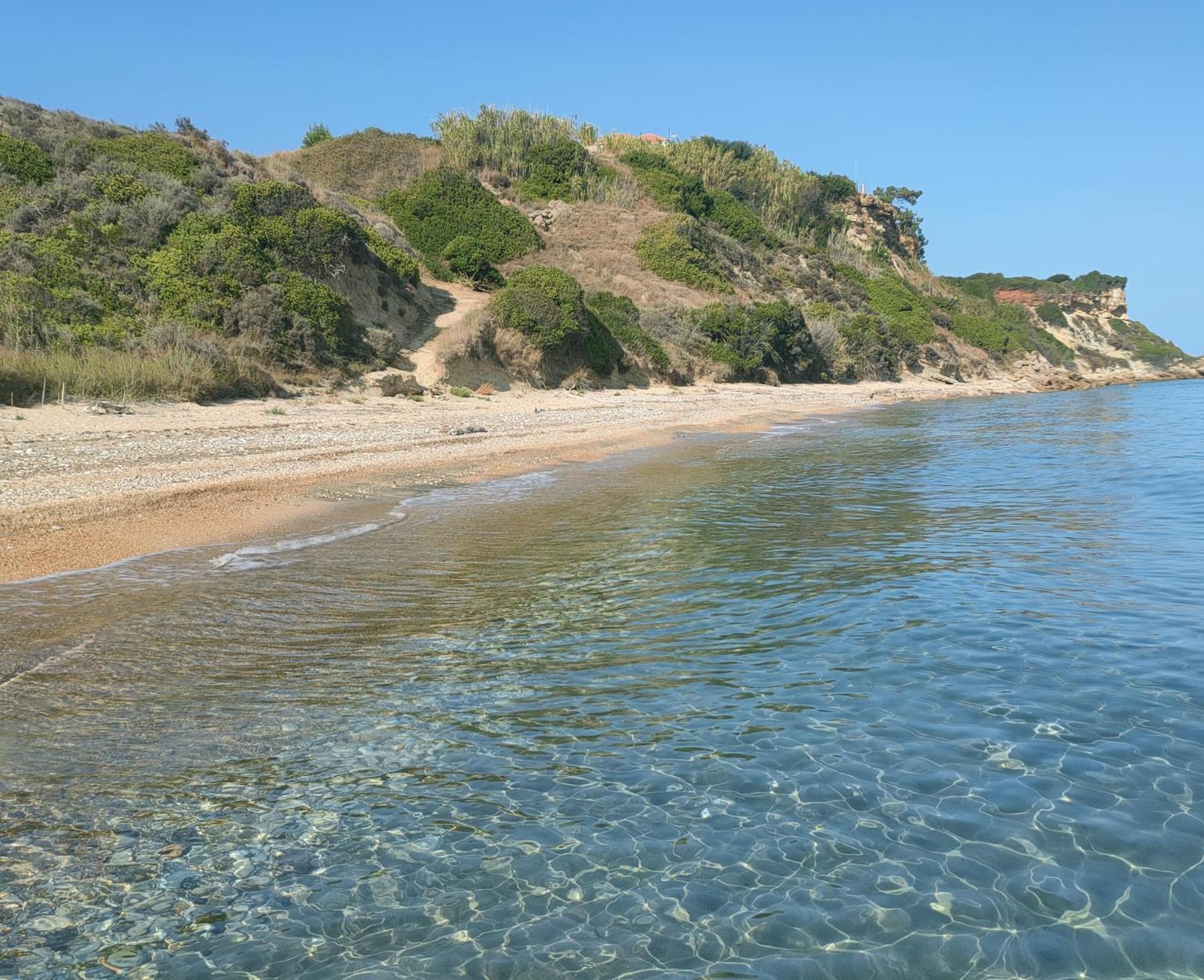 Kalamies - Secluded Beach Apartments Skala  エクステリア 写真