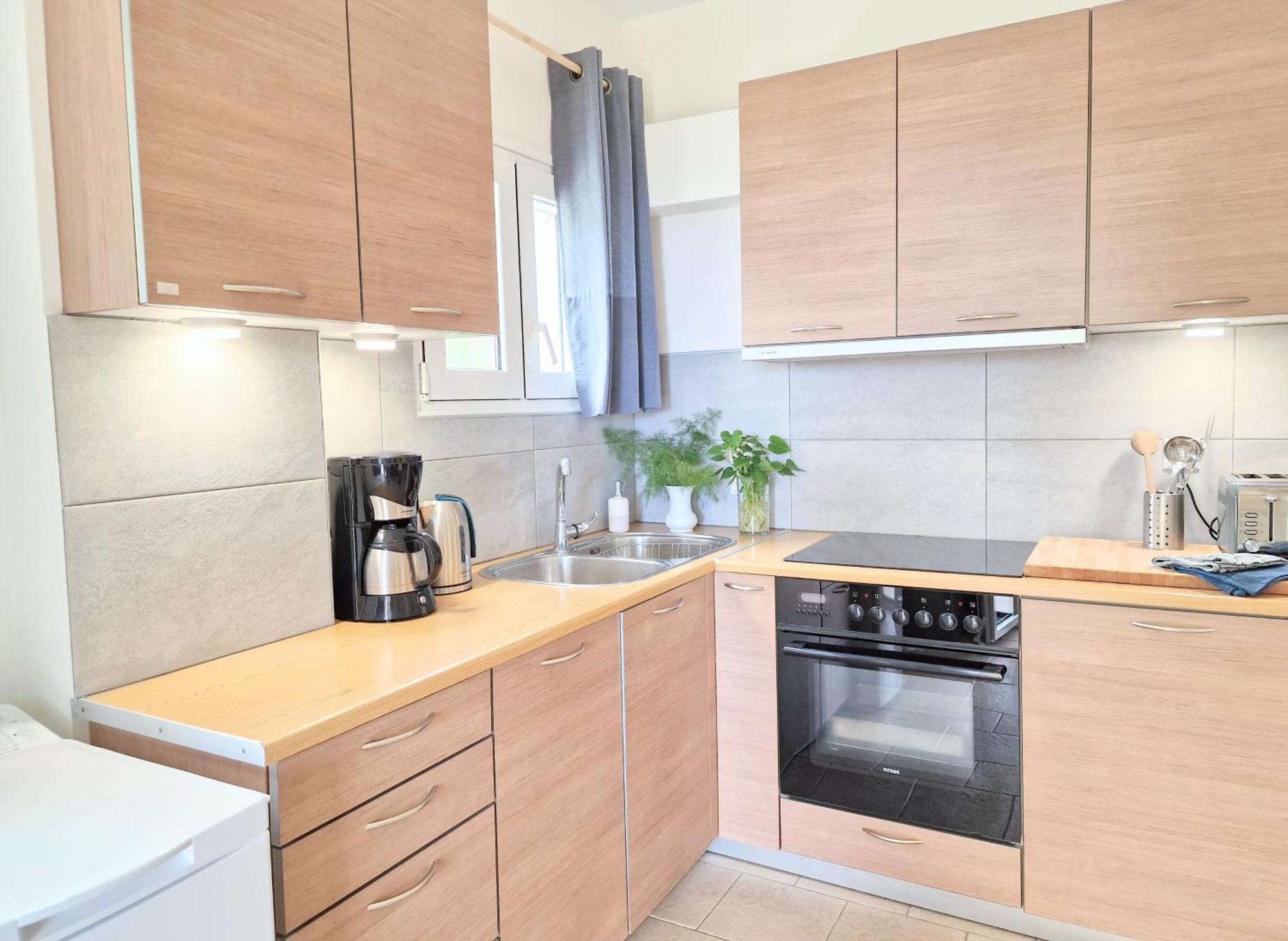 Kalamies - Secluded Beach Apartments Skala  エクステリア 写真