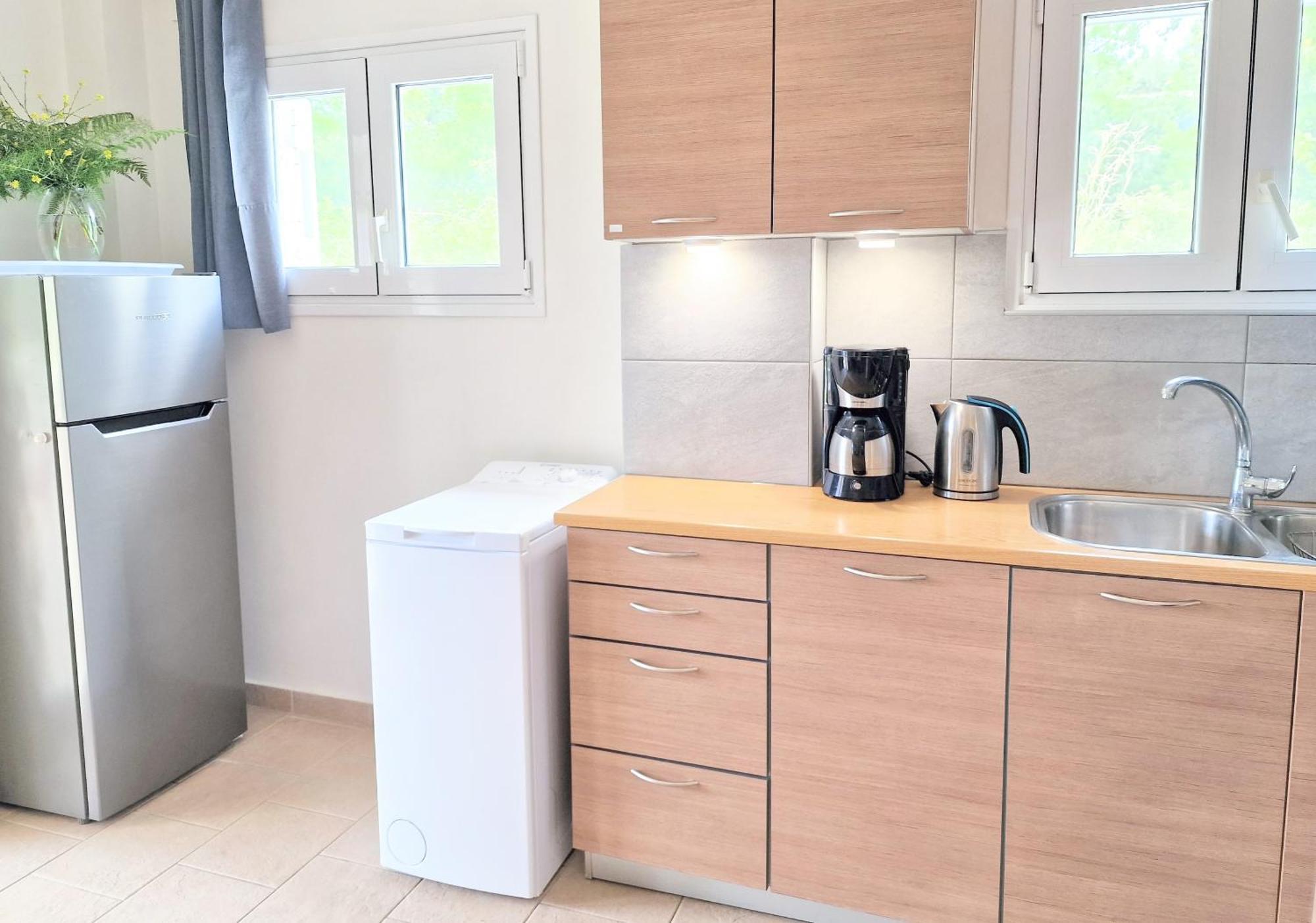 Kalamies - Secluded Beach Apartments Skala  エクステリア 写真
