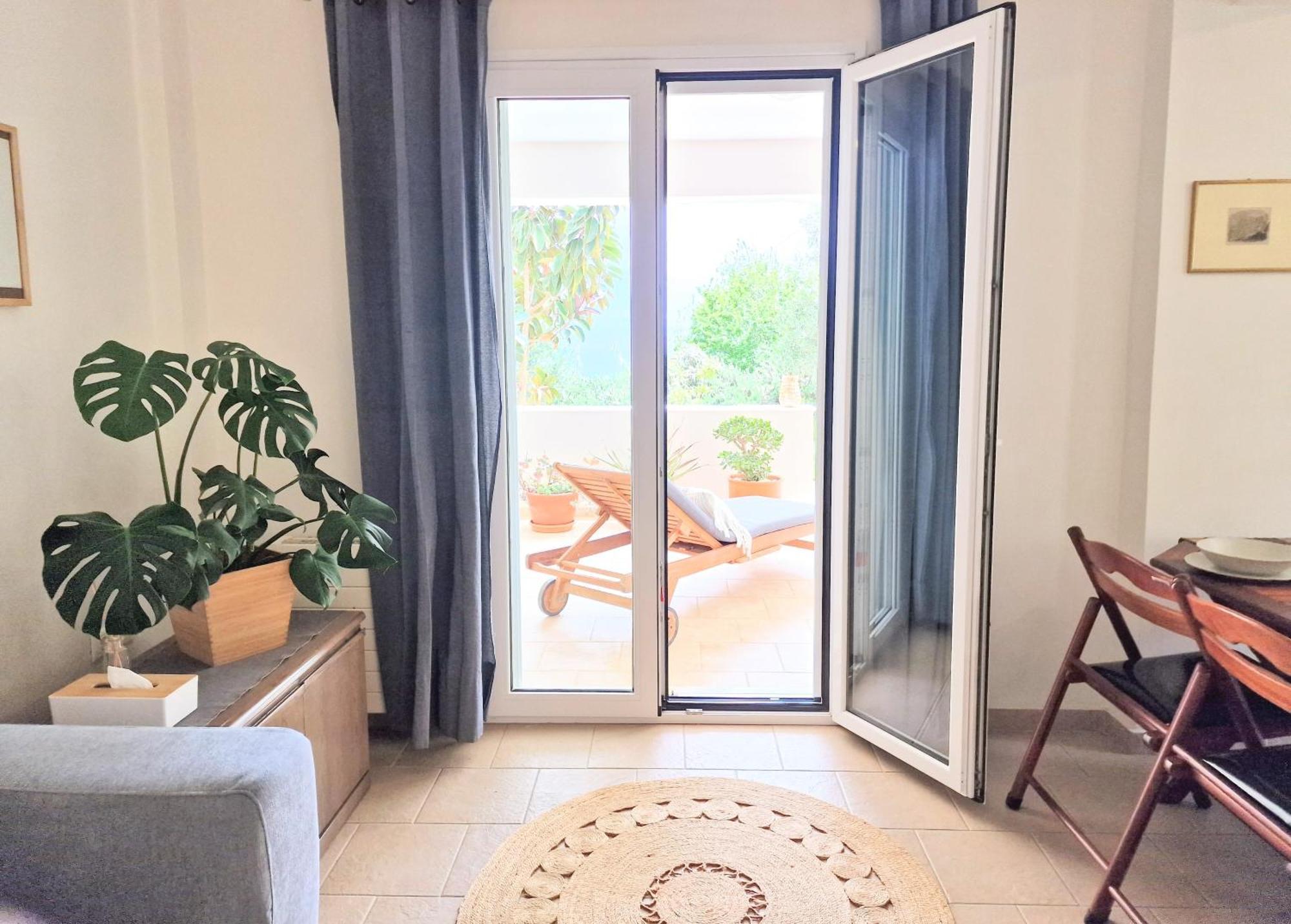 Kalamies - Secluded Beach Apartments Skala  エクステリア 写真
